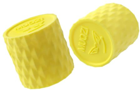 YIXANNX 1 par de tapones para manillar, tapas de fijación extremo envoltura barra silicona, accesorio para bicicletas carretera, cubierta manija ciclismo, pieza bicicleta para, Amarillo