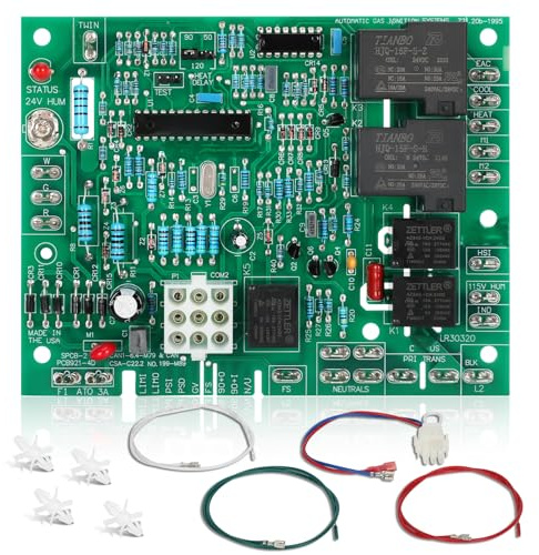 B18099-13 Furnace Control Circuit Board,Replacement for B18099-06,B18099-08,B18099-10 and B18099-13, Connotation Card Buckle *4,Line of Induction *4,Instruction Manual*1