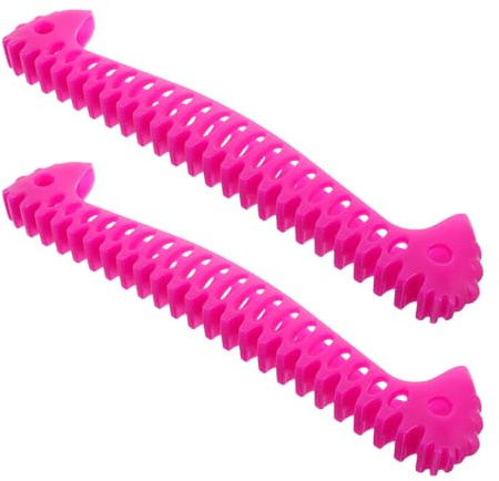 GRIRIW 2 Pièces Protège-Lames Patins à Glace Élastiques et Extensibles Protection pour Patins de Hockey et Patinage Artistique Accessoires Famille Garçon Fille et Adultes