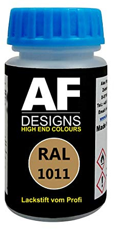 Alex Flittner Designs Pennino da Vernice RAL 1011 Beige-Marrone Opaco 50ml Asciugatura Rapida Acrilico