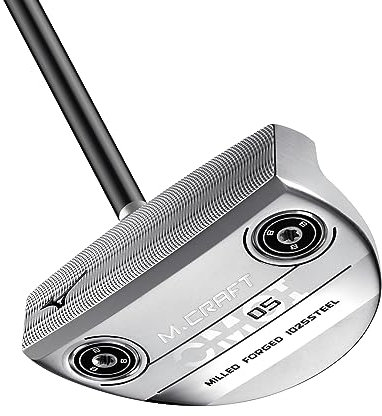 Mizuno Omoi Type 05 Club de Golf pour Hommes, Gauche/Acier/Blanc, 35 inch Putter