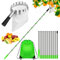 Dreamtop 4M Apple Picker with Telescopic Handle Fruit Picker Tool Long Reach Fruit Picker with Pole and Storage Bag Fruit Grabber Easy to Assemble Tree Picker for Orange Cherry Etc