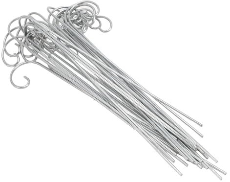 Lot de 30 crochets pour étiquettes de plantes, support en acier inoxydable, marqueurs de jardin, piquets pour plantes, pour fleurs, légumes, arbustes, 200 mm