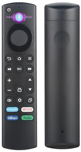 GreenBale Stick TV Ersatz Fernbedienung, Ersatz-Sprachfernbedienung für Fires Smart TV 3rd Gen/TV Stick (4K, 4K Max, Lite, 2nd& 3rd Gen)/ TV Cube/für Insignia Toshiba Pioneer TV Sprachfernbedienung
