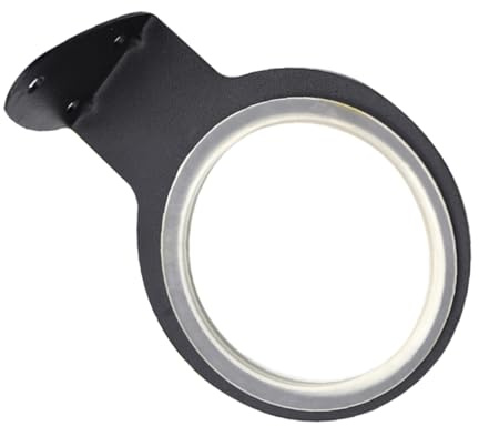 Healvian 1pezzi Supporto Asciugacapelli Da Parete in Acciaio Inossidabile Portaphon Stabile Con Montaggio Parete Porta Phon Bagno e Barberia Design Compatto Per Toilette e Camera