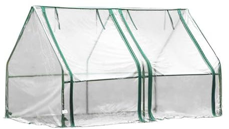 Copertura per tunnel di piantagione mobile - serra in poli tunnel resistente alle intemperie, copertura per sala isolante protettiva | Progettazione di porte rotanti, ventilazione ottimale, stabile, s