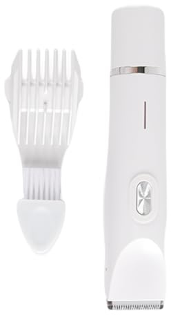 Durlo Recortadora de bikini de doble cabezal para mujer, recortadora de vello púbico 2 en 1, afeitadora femenina, afeitadora recargable para vello púbico, IPX7 para zonas húmedas.