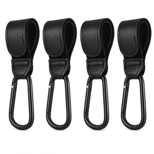 4PCS Kinderwagen Haken Clips, 207mm, für Alltag und Unterwegs, Kinderwagen Haken für Unterschiedliche Taschen, Kinderwagen Taschen Halterung für Verschiedene Beutel
