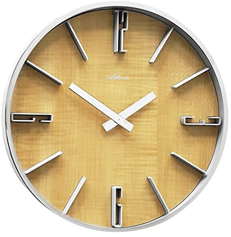 Atlanta 4426/30 Wanduhr Erle