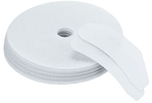 sourcing map Universal Tela Secador 8 Piezas Escape Filtro 2uds Aire Admisión Filtro, Blanco para Ropa Secador Filtro Reemplazo