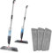 Spray Mops for Floor Cleaning - Microfiber Floor Dust Mop with 700ML Refillable Bottle & 1 PCS Washable Pads Kitchen Dry Wet Mop for Cleaning Hardwood Laminate Wood Ceramic Tiles