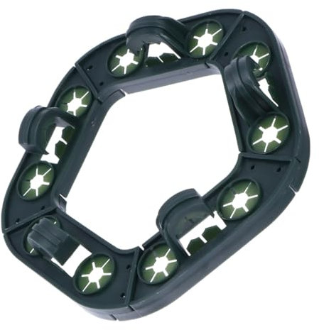 BAZEITFLOW 1 Satz Pflanzenhalter Kletterspalier Pflanzenstäbe Stützrohr Pflanzen Runde Pflanzenstütze Pflanzenfixator Ring Pflanzenringe Gartenring Pflanzenstütze 2 Stück