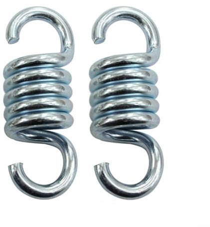 2 molle di tensione per sedie a dondolo, capacità 650 kg, per uso in giardino con sedie sospese