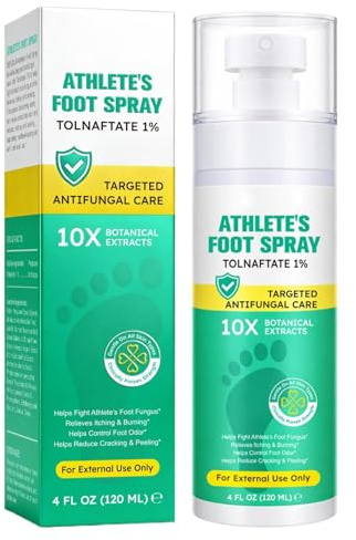 Spray Para El Pie De Atleta Masculino 120ml Enrojecimiento Podal
