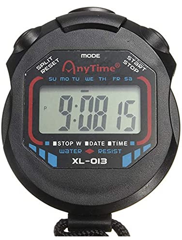 Faviye - Cronómetro, deportivo, multifunción, portátil, Digital, Temporizador de bolsillo, para entrenadores y árbitros