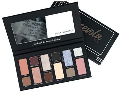 LAYLA Freevola COLD Palette composta da 12 ombretti dai toni freddi in 3 differenti finish