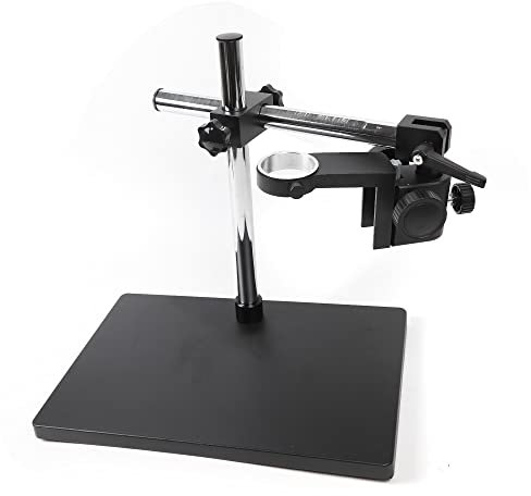 Einzel Stahl Arm Boom StäNder FüR Stereo Mikroskope Rohr Halter Digital Mikroskop Stativ Lift Halterung Werkzeug Bracket Heavy Duty Halte Labor TischstäNder Standplatz Justierbare UnterstüTzung Holder