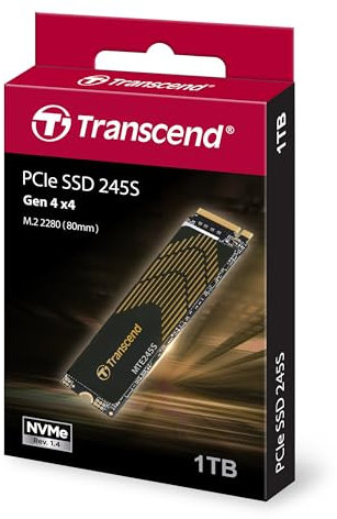 Transcend SSD 1 TB M.2 MTE245S (M.2 2280) PCIe Gen4 x4 NVMe – TS1TMTE245S-E