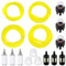 VooGenzek 16 Piezas Kit de Mangueras de Combustible, 4 x 1m Tubo de Combustible, Filtro de Gasolina, Bombilla de Imprimación, para Cortacésped, Motosierra