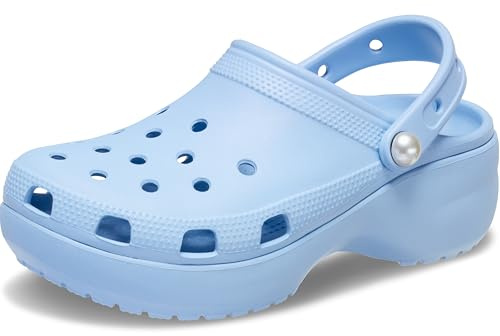 Crocs Classic Platform Clog W kvinnors träsko, BLÅ, 39/40 EU