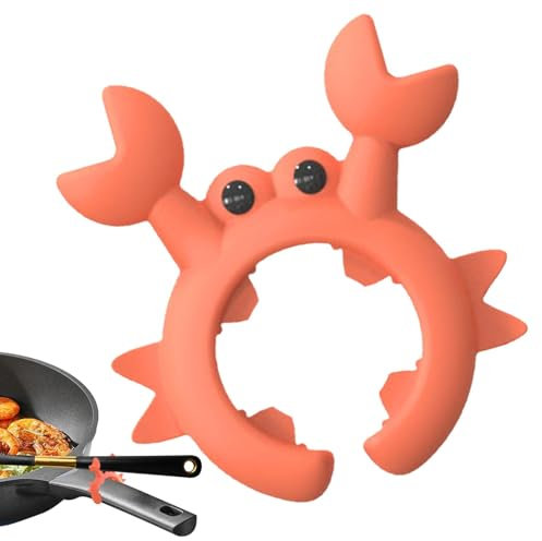 Riposo utensili, portacucchiaio, portacucchiaio da cucina antiscivolo, supporto per mestolo da banco, supporto per spatola antitrabocco per fornelli, gadget da cucina per spatola