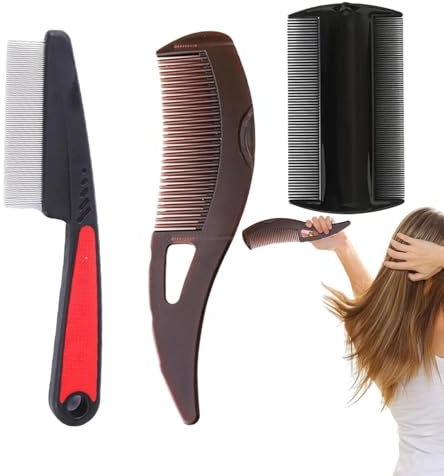 Hårbottenexfoliant – ergonomisk lösskam med fin tandrengöring | Hållbar design i rostfritt stål för mild peeling massage