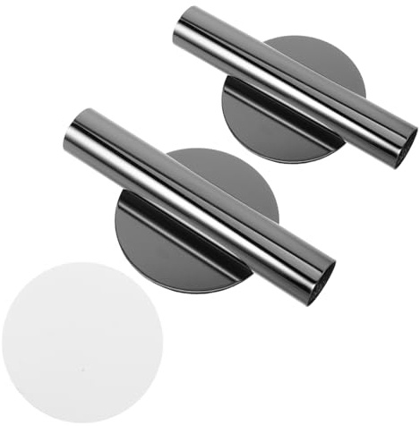 TOYZFRIENDY Juego de 2 Jarrones Colgantes de Metal con Adhesivo para Adornos de Pared Interior, Estilo Nórdico, Adecuado para Sala o Artificiales