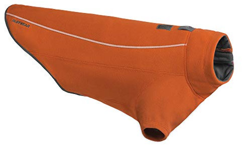 RUFFWEAR Climate Changer Jacket, Warmer und vielseitiger Hundemantel mit Polyesterärmeln für Klares, Kaltes Wetter, Canyonlands Orange, Small