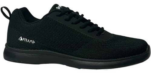 Pyramid Men's Path Lite Seamless Mesh Bowling Shoes - Black Size 11.5