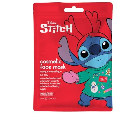 Mad Beauty - Masque pour le visage Stitch a Noël