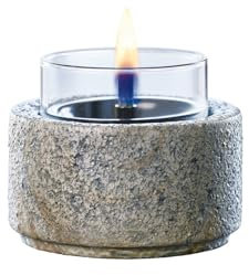Slate 10 steinkeramik tischfeuer tischkamin tenderflame Ø 10 x 8,5 cm