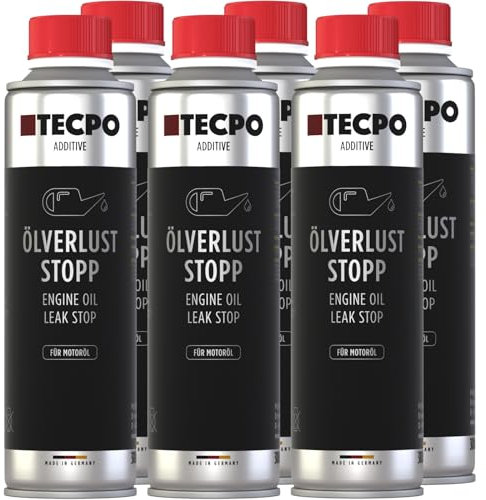 TECPO 6X 300ml Ölverlust Stop Oil Leak Stop Motordichtmittel Additiv