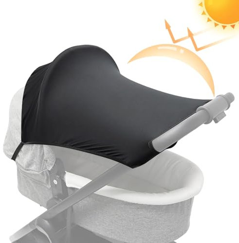 Kinderwagen-Sonnenschutz – Regenfeste Kinderwagen-Überdachung, Zwei-Wege-Kinderwagen-Sonnenschutz | UV-geschützter Kinderwagen-Regenschutz, Sonnen- Und Regenschutz-Überdachung Für Autositz-Kinderwagen
