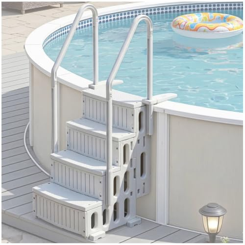 Eastnmythet échelle de Piscine, Escalier à 4 Marches avec Double Rampe
