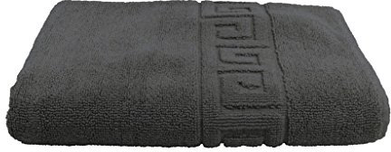 Julie Julsen 50 x 80 cm Gästetuch in Premium Qualität 900 gm2 in aktuellen Farben und 3 Größen aus Baumwolle Design Spirale Anthrazit