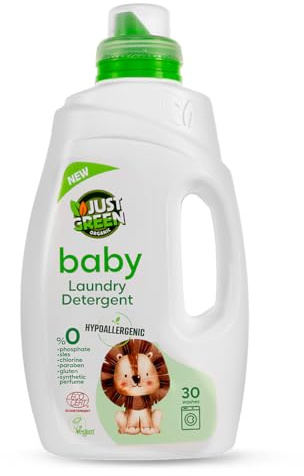 Just Green Organic Baby Laundry Cleaner 1500ml | Best For Babies