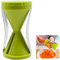 Coupe Légumes en Spirale Spiraliseur - Spaghettis de Spiralizer Manuel Multifonction pour Nouilles, Carotte, Concombre, Courgette Slicer Maker, d'asperges, Vert, 1 Pièce