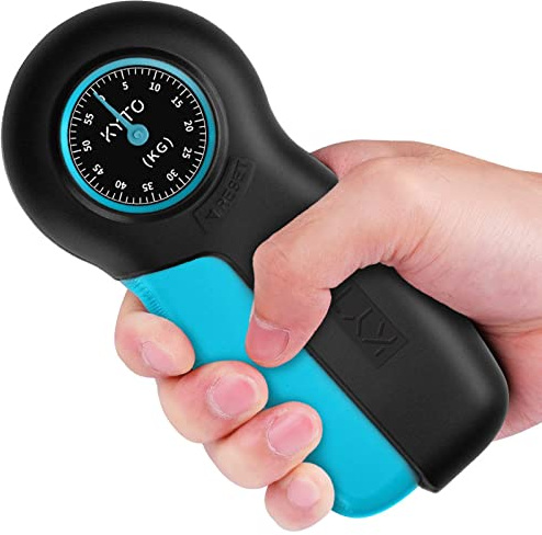 Feilx Grip Device Men Women Fitness Hand Strength Professional Strength Training Rehabilitation Student Training Equipment Ergometer,Grip Strength Trainer for Muscle Building and Injury Recovery for A