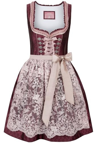 Stockerpoint Damen Rosalinde Mini Dirndl, Bordeaux, 40