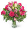 Rose and Lily - Fresh Flowers - Birthday, Anniversary, Get Well, Thank You, Occasion Flower - Cut Floral Arrangement for Home Décor, Gifts, Weddings, Sympathy, Celebrations, (Medium)