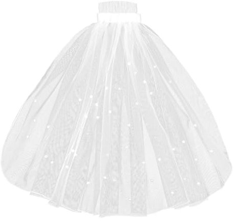 Teaaha Brautschleier Kurz, Schleier Braut Kurz Haarschmuck Hochzeit Kurze Schleierbraut Strass Schleier Mit Kamm 1 Tier Strass Elegante Tüllschicht Haarspange Für Frauen Und Mädchen