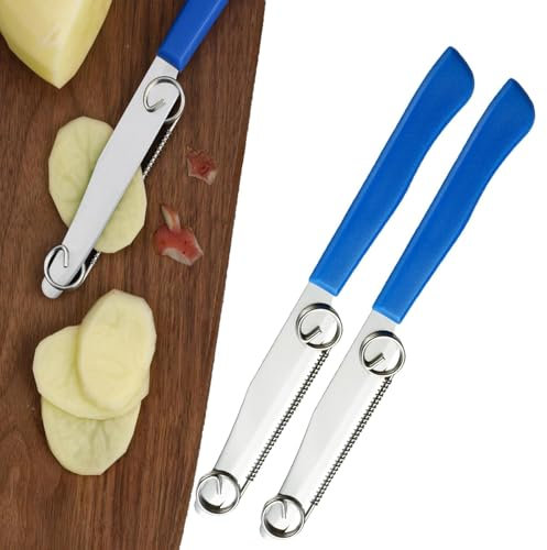 Coltello Per Affettare Rapidamente,Affettatrice Rapida Per Frutta,Tagliaverdure,pelapatate E Taglierino,Affettatrice Multiverdura,sbucciatore E Affettatrice Juli-enne 3 In 1 Per Frutta E Verdura