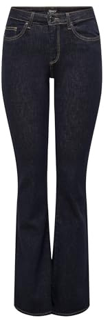 ONLY Female Flared fit Jeans ONLBLUSH Mittlere Taille Flared Jeans