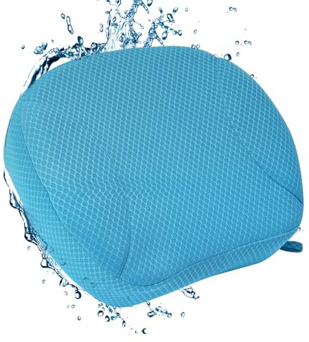 Asiento elevador de bañera de hidromasaje para adultos, cojín de malla de aire 4D con ventosas antideslizantes fuertes, asientos ergonómicos, accesorios de bañera de hidromasaje de secado rápido para