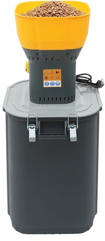 Macinino elettrico per cereali (con 5 misure di setacci) 19000r/min mulino elettrico (per cereali, mais, grano mangime, mulino per farina) + 1 chiave inglese da 55 l