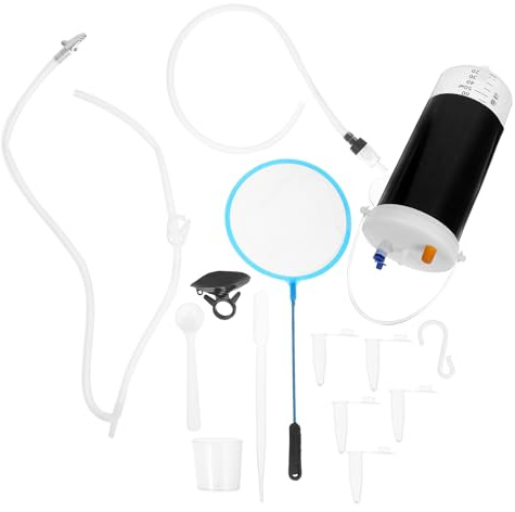 Veemoon Incubateur pour Artémias en Plastique Transparent Boîte D’Élevage Compacte pour Crevettes Outil D’Éclosion D’Œufs Léger et Solide Adapté aux Aquariums et Élevages Marins