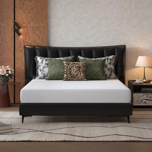 Novilla Materasso Matrimoniale 160x200，Alto 18 cm- Memory Foam e Schiuma a Onde in Fibra di Bambù, Ortopedico e Ergonomico, Anallergico e Antibatterico