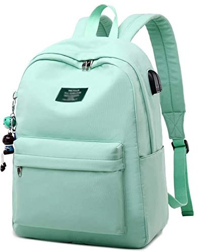 KFGISD, Vattentät ryggsäck for grundskola, gymnasium, skolväska,Canvasväska | Blu,S