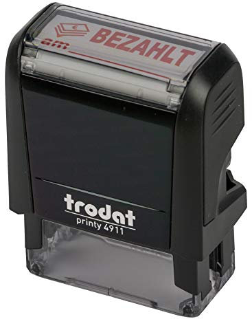 Trodat Printy 4911 schwarz BEZAHLT AM ROT