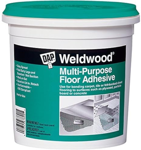 DAP 2-Pack 00141 Multi-Purpose Floor Adhesive, 1-Quart